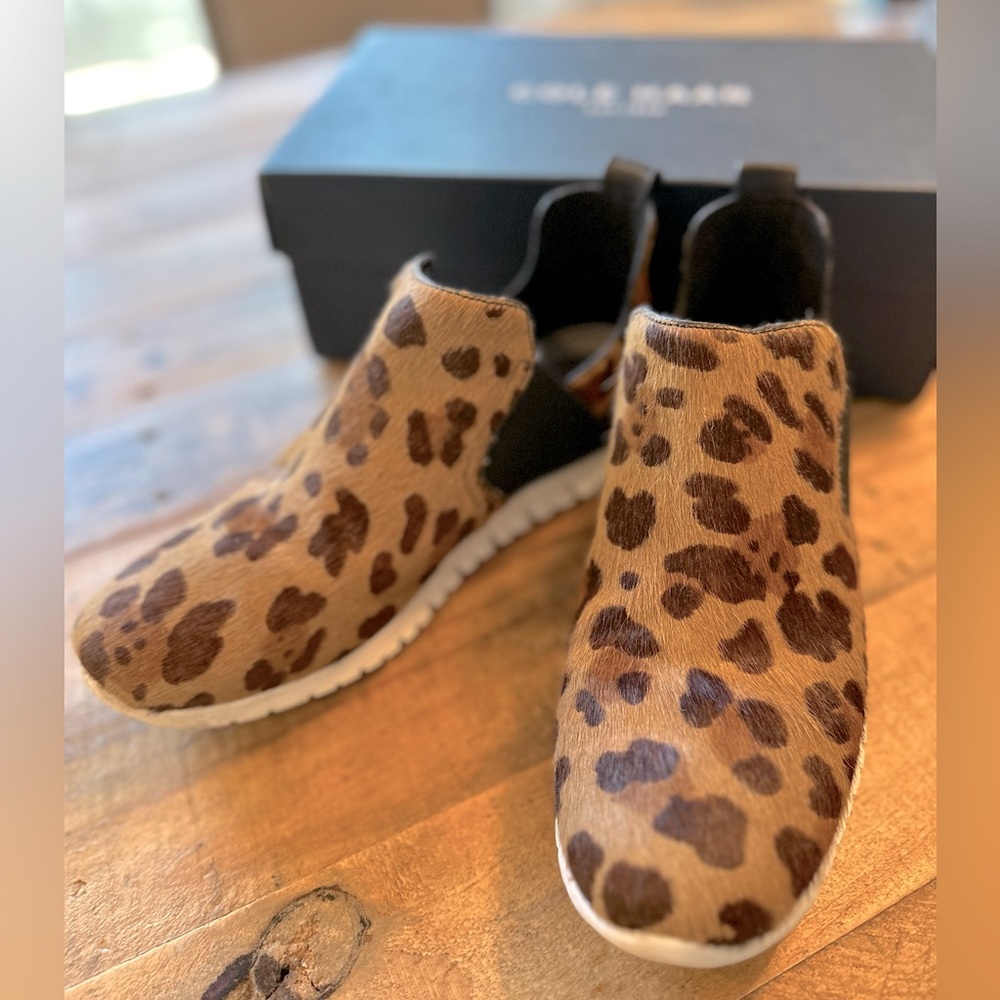 COLE HAAN Zerogrand leopard Size6